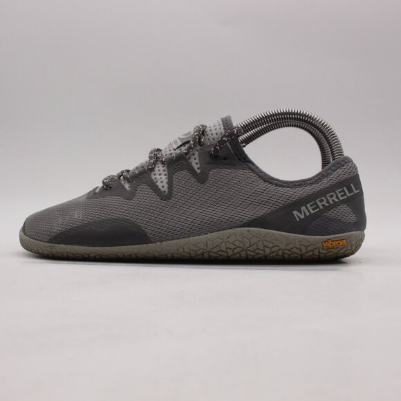 Merrell Vapor Glove 5 Women's 7 Gray Barefoot Running Vibram Sneakers J135374 - Picture 4 of 10